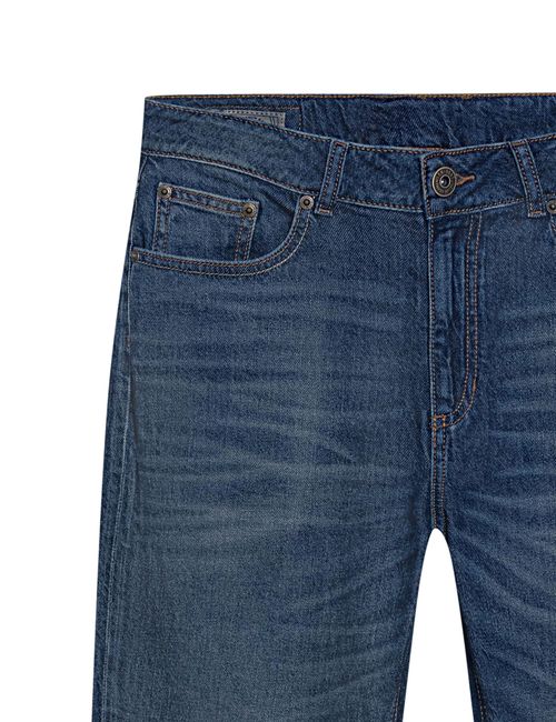 Jean Medium Rise Boyfit Para Mujer