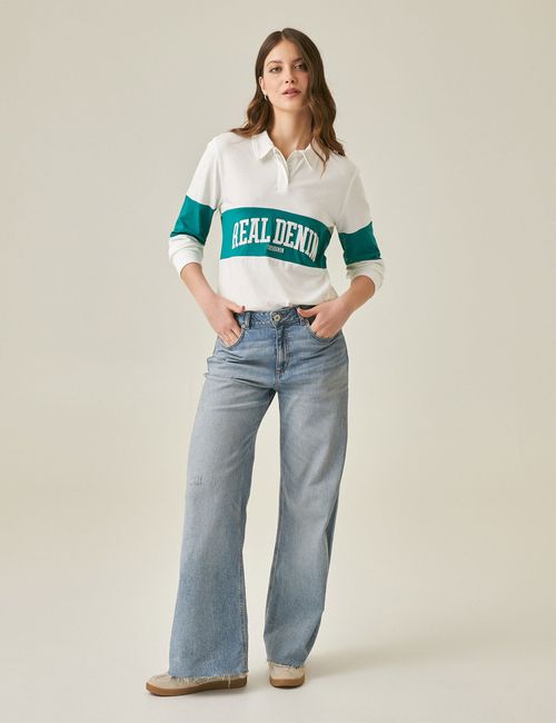 Jean Special Fit Wide Leg Para Mujer