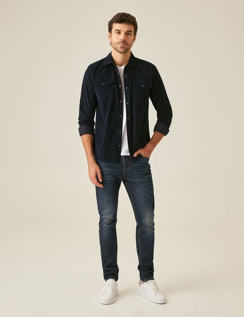 Jean Skinny Rider Para Hombre