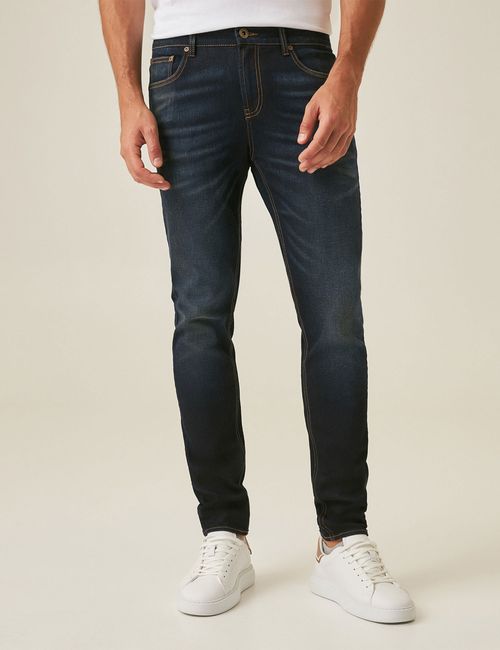 Jean Skinny Rider Para Hombre