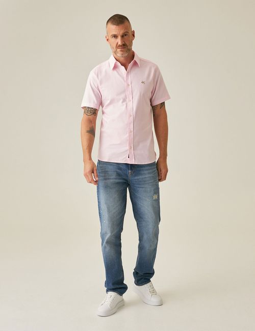 Camisa Manga Corta Para Hombre