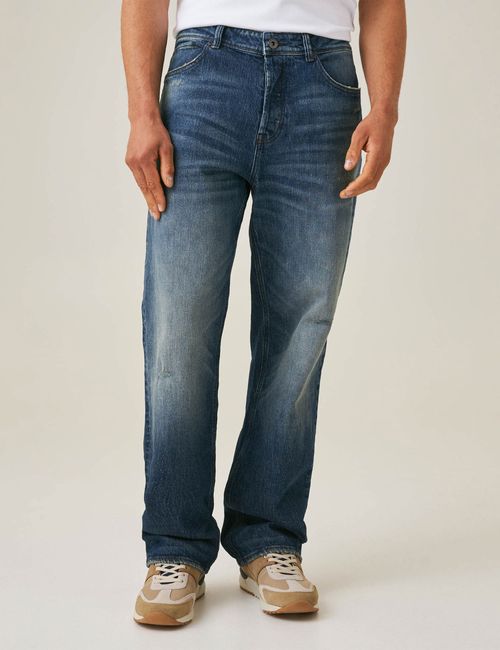 Jean Relaxed Para Hombre