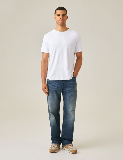 Jean Relaxed Para Hombre