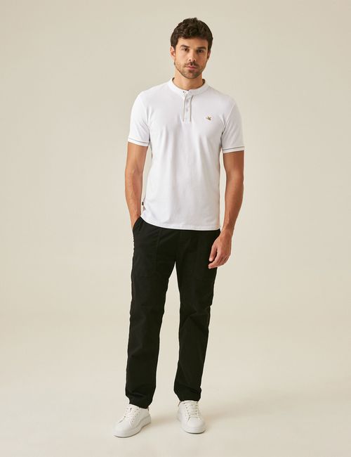 Camiseta Polo Cuello Neru Para Hombre
