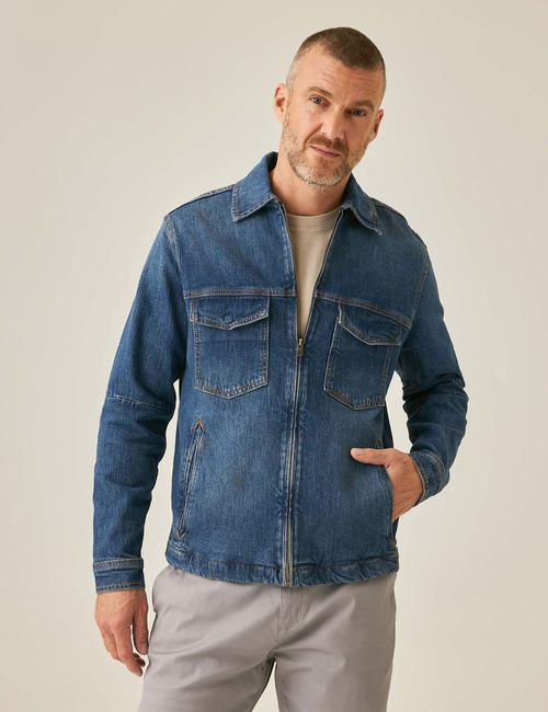 Chaqueta Trucket Para Hombre