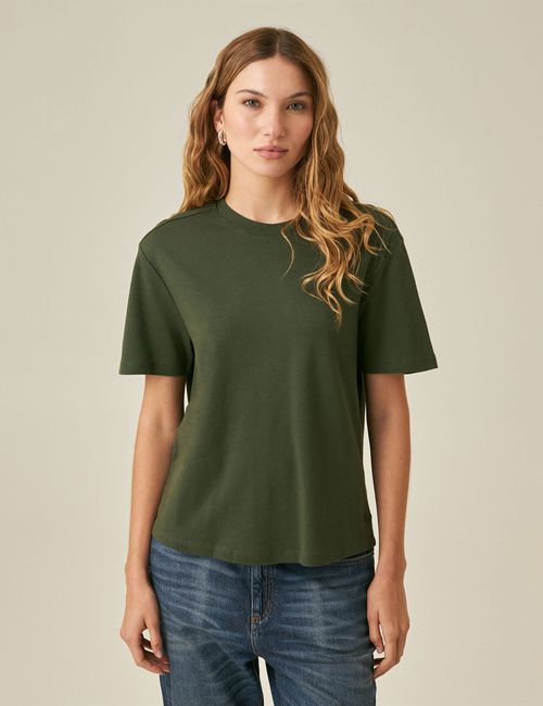 Camiseta Oversized Para Mujer