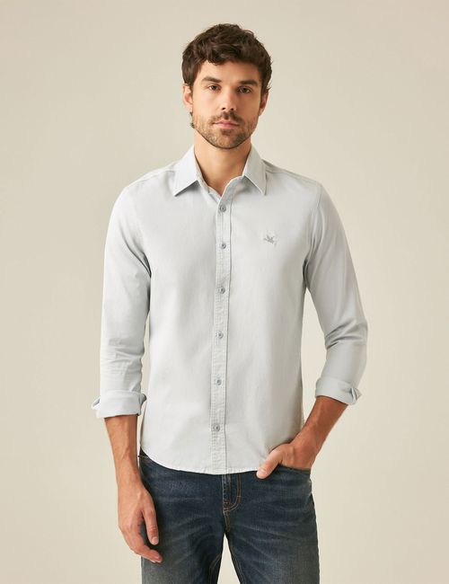 Camisa Slim Fit Para Hombre