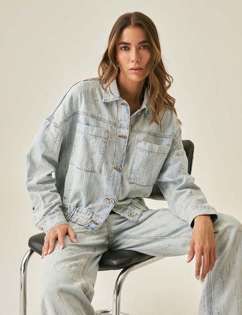 Chaqueta Trucket Para Mujer