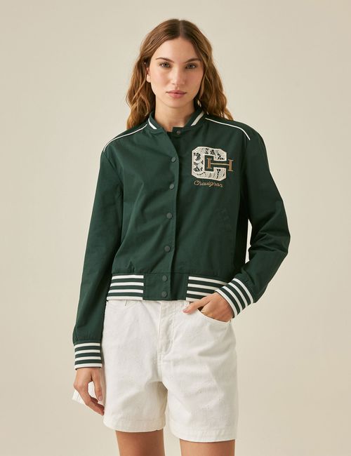 Chaqueta Embroidery Para Mujer