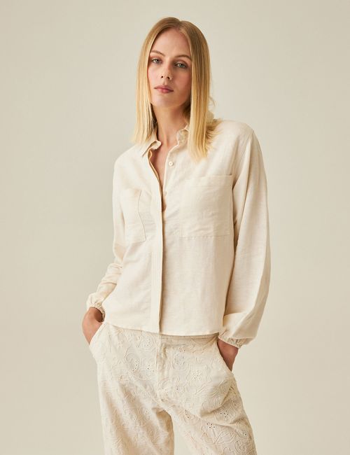 Camisa Manga Larga Para Mujer
