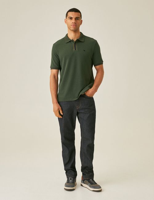 Camiseta Polo Slim Fit Para Hombre