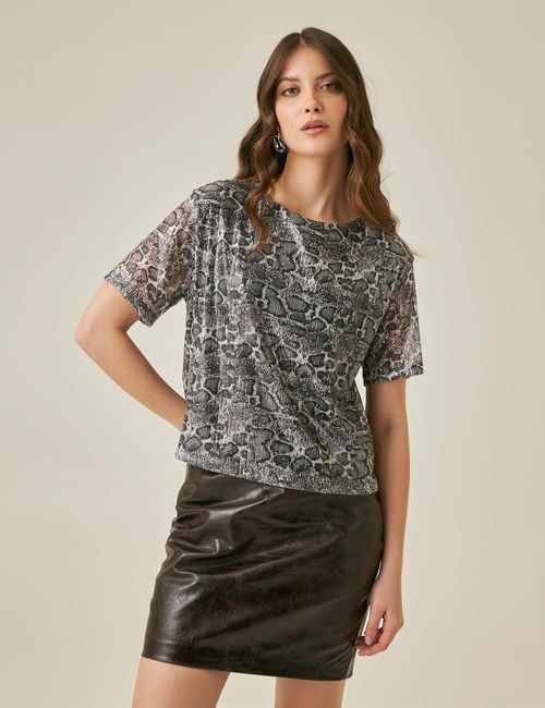 Camiseta Oversized Para Mujer
