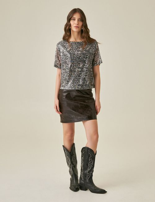 Camiseta Oversized Para Mujer