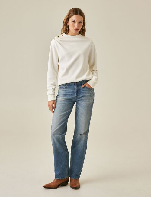 Jean High Cosmo Para Mujer