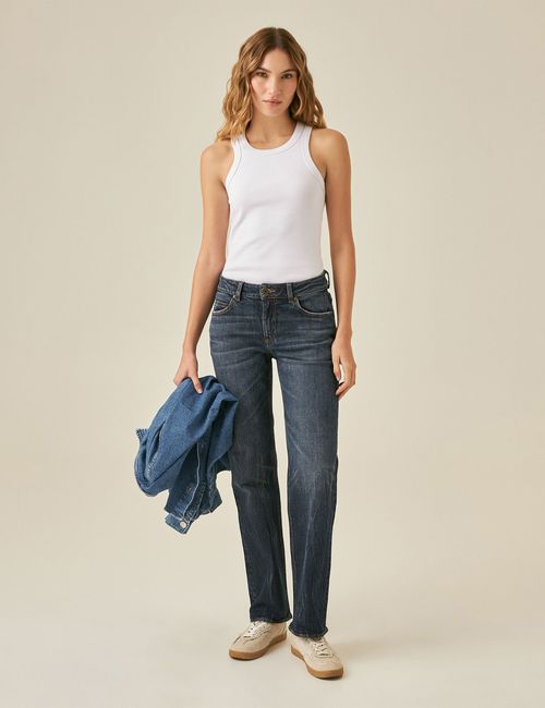 Jean High Rise Cosmo Para Mujer