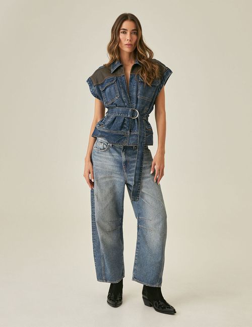 Chaqueta Denim Para Mujer
