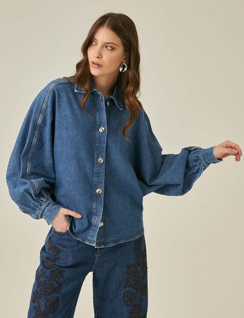 Camisa Manga Larga Para Mujer