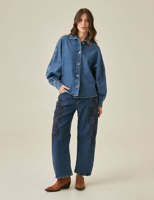 Camisa Manga Larga Para Mujer