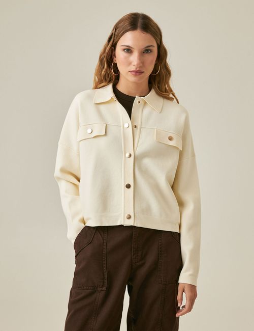 Chaqueta Tejido Para Mujer
