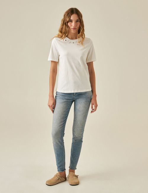 Camiseta Slim Fit Para Mujer