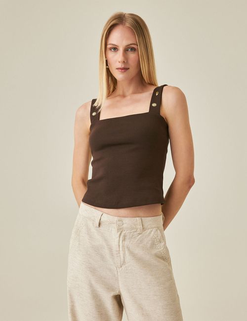 Camiseta De Tirantes Para Mujer