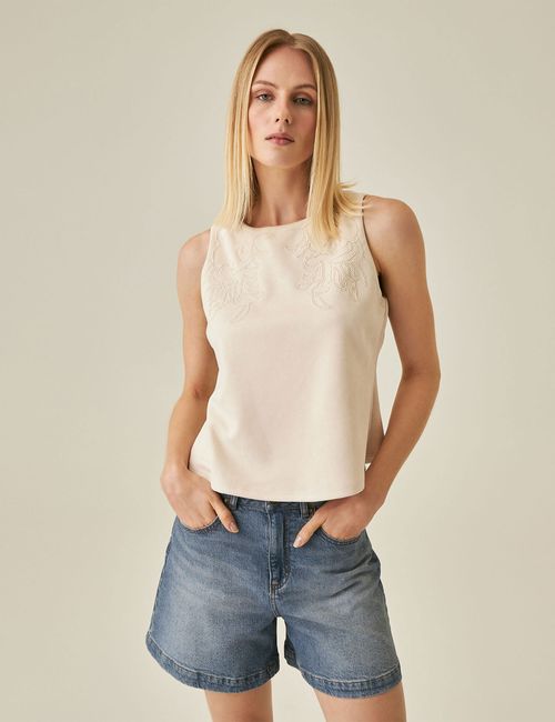 Camisa Silueta Recta Para Mujer