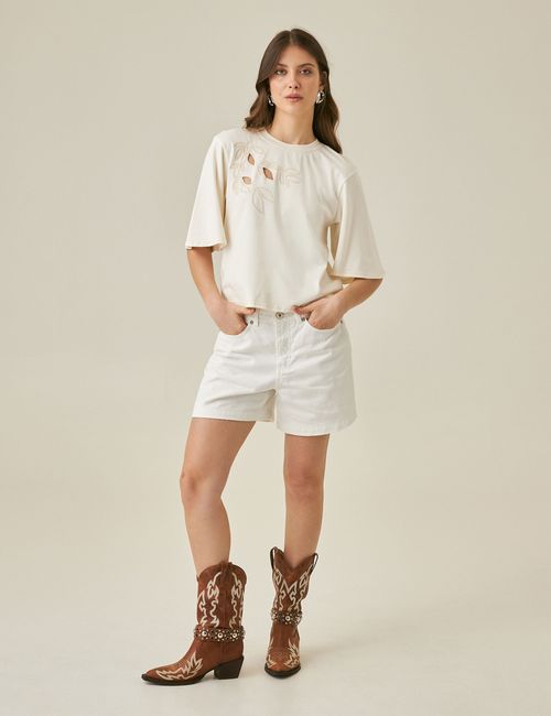 Camiseta Oversized Para Mujer