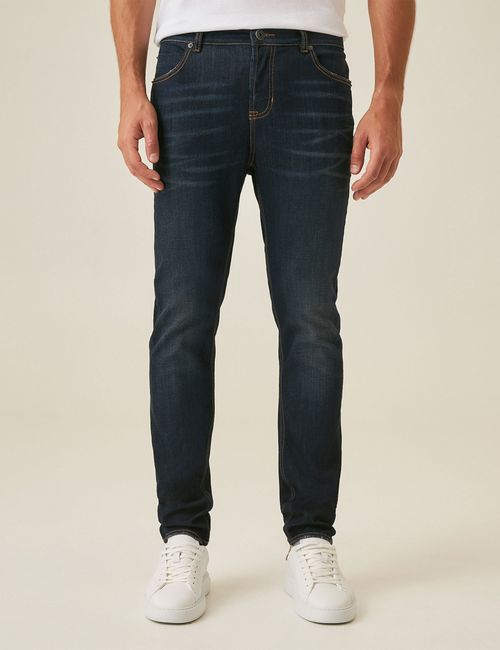 Jean Skinny Para Hombre