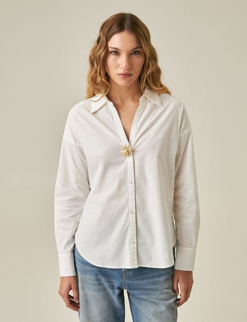 Camisa Silueta Ancha Para Mujer