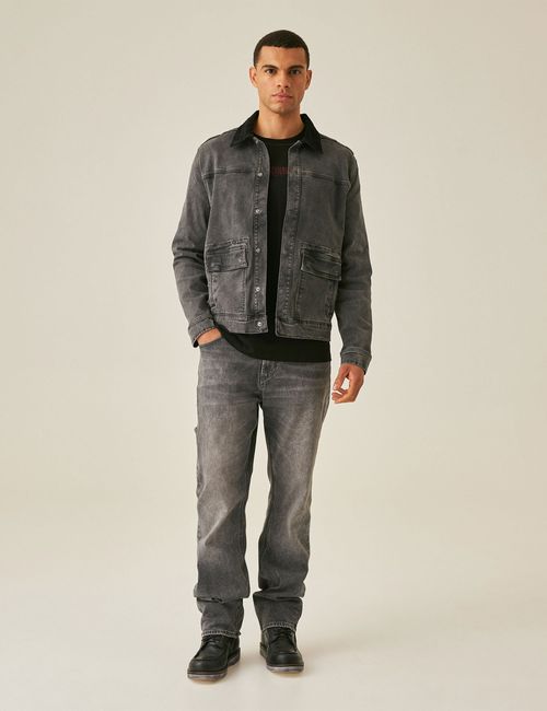 Chaqueta Silueta Recta Para Hombre