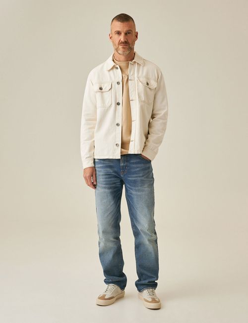 Chaqueta Silueta Recta Para Hombre