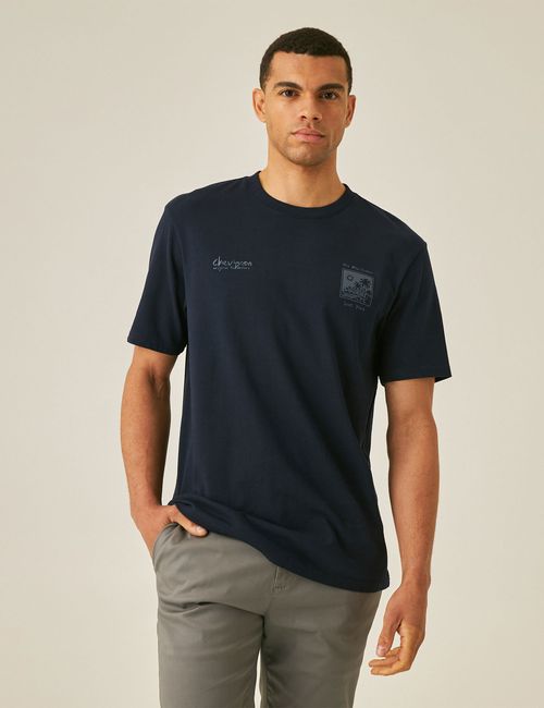 Camiseta Manga Corta Para Hombre