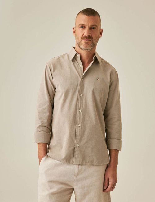 Camisa Manga Larga Para Hombre