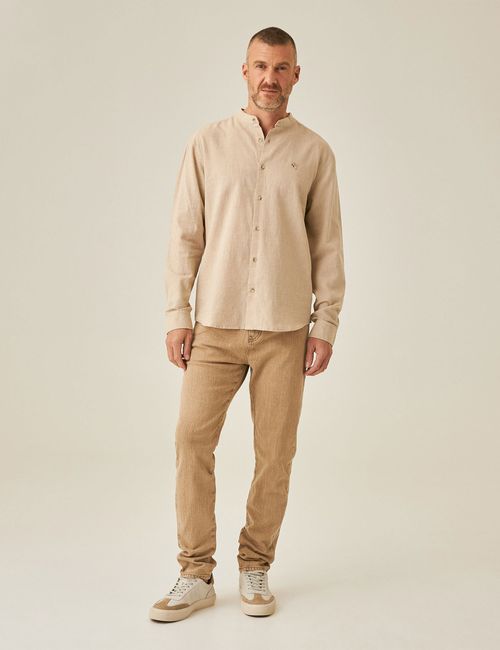 Camisa Cuello Neru Para Hombre
