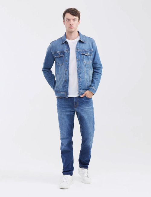 Jean Straight Fit Para Hombre
