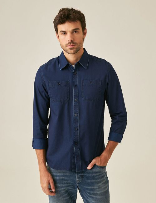 Camisa Manga Larga Para Hombre