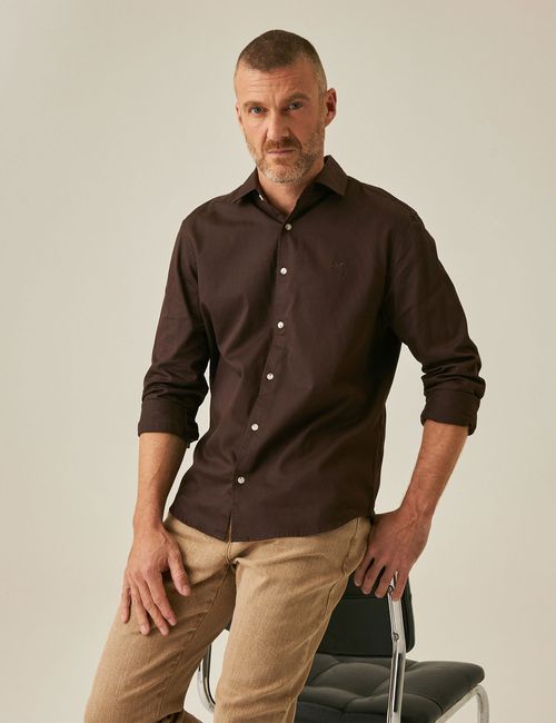 Camisa Manga Larga Para Hombre