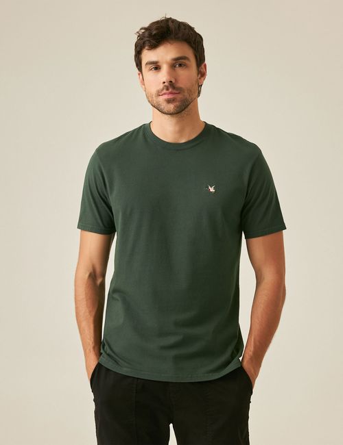 Camiseta Slim Fit Para Hombre