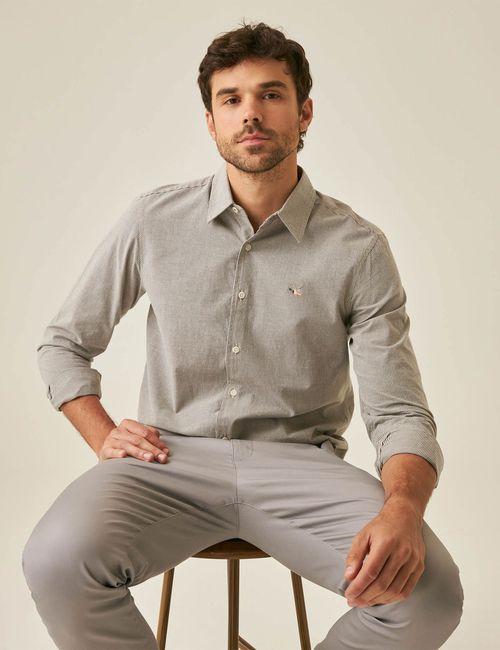 Camisa Manga Larga Para Hombre