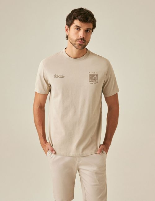 Camiseta Manga Corta Para Hombre
