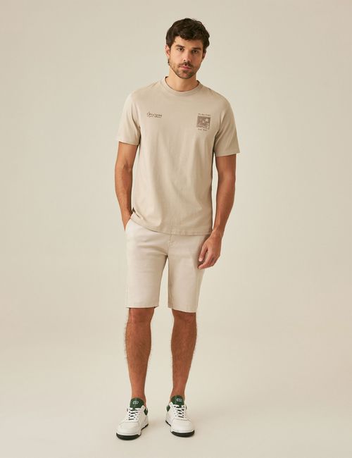 Camiseta Manga Corta Para Hombre
