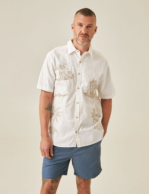 Camisa Manga Corta Para Hombre