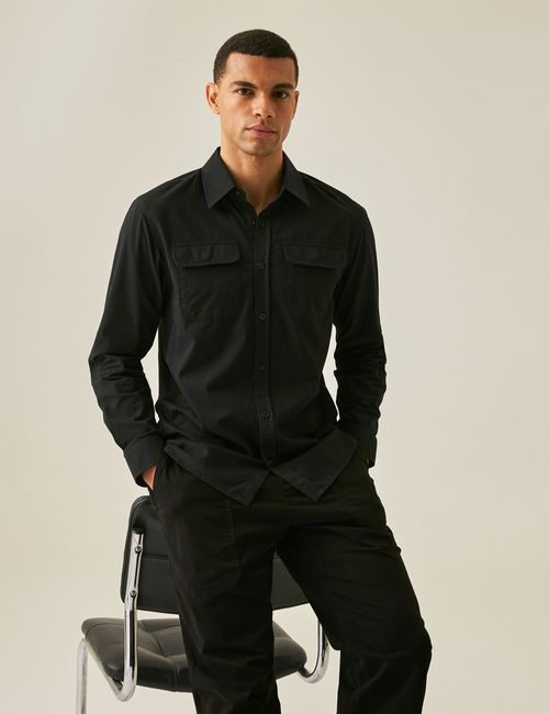 Camisa Manga Larga Para Hombre