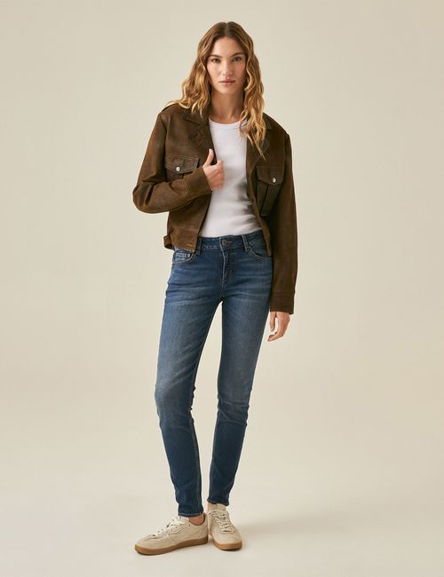 Jean Low Rise Para Mujer