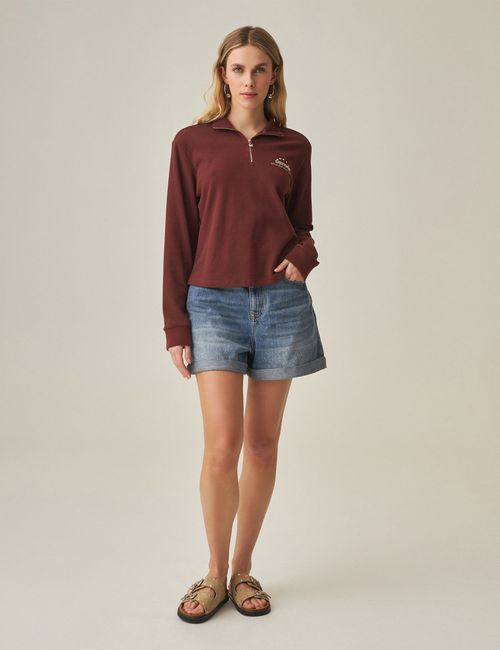Camiseta Manga Larga Para Mujer