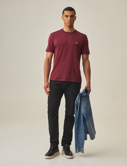 Camiseta Cuello U Para Hombre