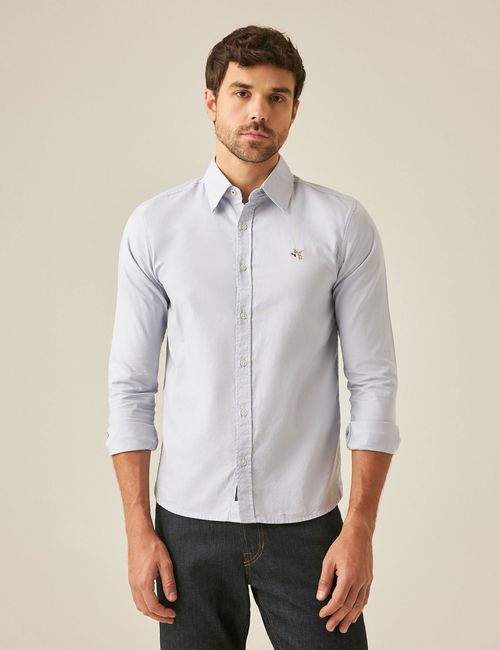 Camisa Manga Larga Para Hombre