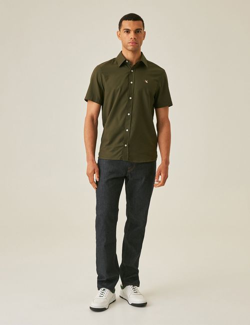 Camisa Manga Corta Para Hombre
