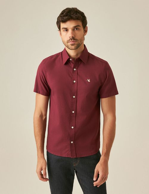 Camisa Manga Corta Para Hombre