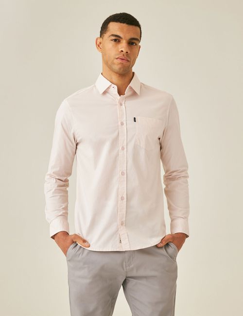 Camisa Manga Larga Para Hombre